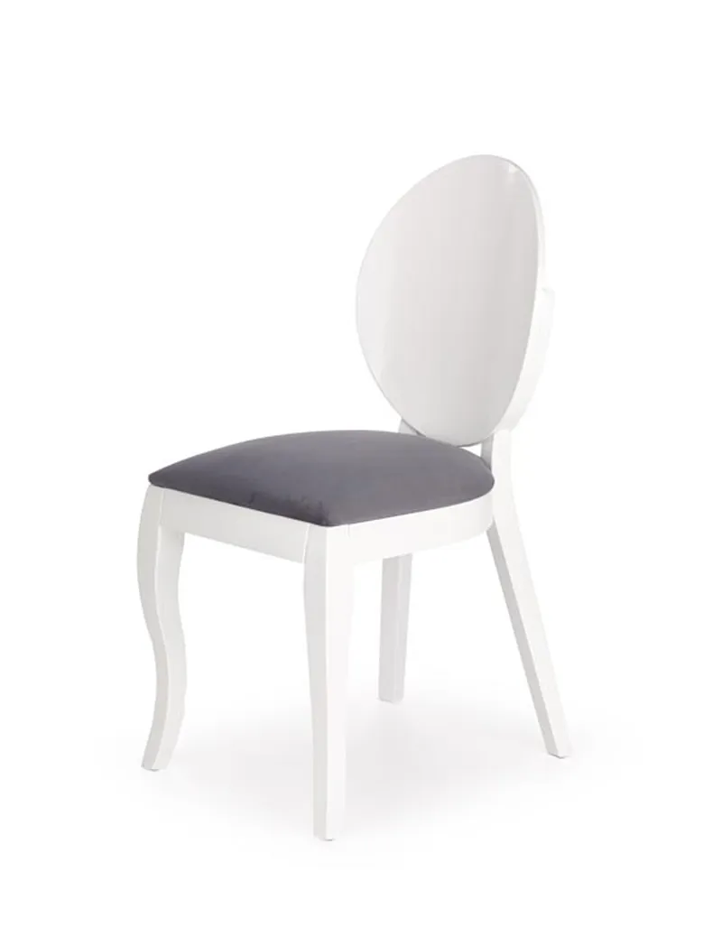 Кухонный стул HALMAR VERDI белый/серый фото №2