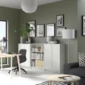 IKEA BILLY БИЛЛИ / OXBERG ОКСБЕРГ, стеллаж комбинация с дверцами, белый, 240x106 см 194.835.88 фото thumb №2