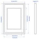 IKEA RÖDALM РЁДАЛЬМ, рама, черный, 10x15 см 005.488.63 фото thumb №7