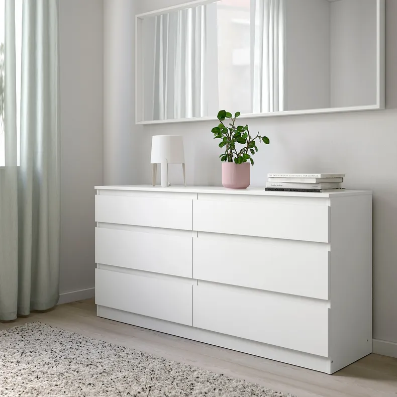 IKEA SLATTUM СЛАТТУМ / KULLEN КУЛЛЕН, меблі д / спальні, компл із 4 предм, КНІСА світло-сірий / білий, 140x200 см 894.903.16 фото №9