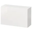 IKEA BESTÅ БЕСТО, комбинация настенных шкафов, белый / Сельсвикен глянцевый / белый, 60x22x38 см 594.292.26 фото thumb №1