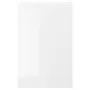 IKEA VOXTORP ВОКСТОРП, 2 дверцят для кутової підлог шафи, правосторонній / глянцевий білий, 25x80 см 303.974.95 фото