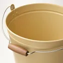 IKEA ÅKERBÄR ОКЕРБЭР, ведро / горшок, внутренний / наружный желтый, 10 l 305.613.20 фото thumb №2