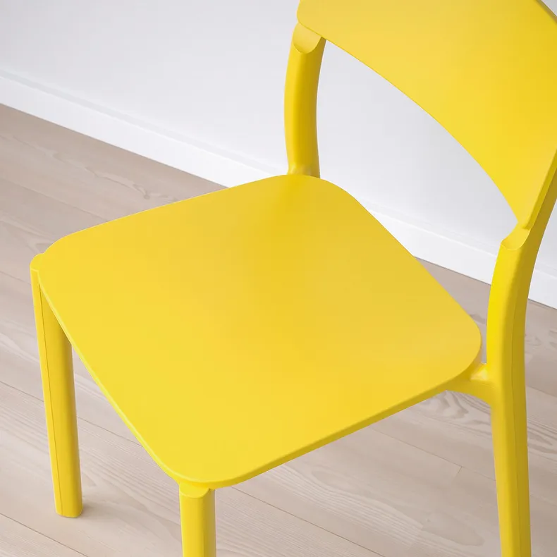 IKEA JANINGE ЯНІНГЕ, стілець, жовтий 602.460.80 фото №9