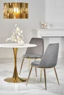 Стол обеденный HALMAR CASEMIRO 90x90 см, белый мрамор / золото фото thumb №12