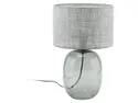 BRW Стеклянная настольная лампа Melody серого цвета 095013 фото thumb №1