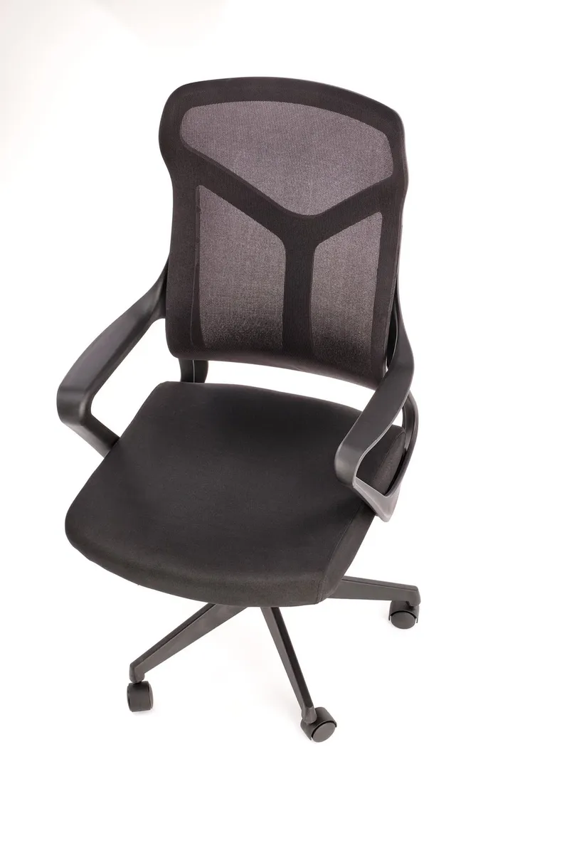 Крісло комп'ютерне офісне обертове HALMAR SANTO, чорне фото №9