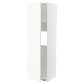IKEA METOD МЕТОД, вис шафа д / хол або мороз кам з двер, білий / ВАЛЛЬСТЕНА білий, 60x60x200 см 495.073.52 фото