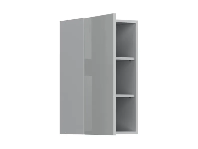 Кухонный шкаф BRW Top Line 40 см левый серый глянец, серый гранола/серый глянец TV_G_40/72_L-SZG/SP фото №3