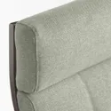 IKEA POÄNG ПОЕНГ, крісло-гойдалка, чорно-коричневий / ГУННАРЕД світло-зелений 995.019.70 фото thumb №4