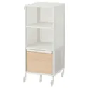 IKEA BEKANT БЕКАНТ, модуль для зберігання з кодовим зам, біла сітка, 41x101 см 392.868.98 фото thumb №1