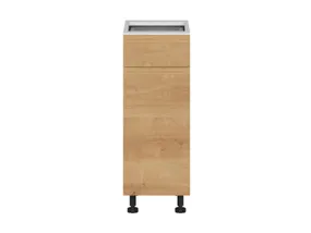 BRW Sole 30 см кухонный базовый шкаф левый с ящиками плавного закрывания дуб арлингтон, альпийский белый/арлингтонский дуб FH_D1S_30/82_L/STB-BAL/DAANO фото