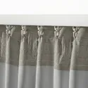 IKEA ANNAKAJSA АННАКАЙСА, затемняющие гардины, 2 шт., светло-серый, 145x300 см 605.834.29 фото thumb №5