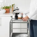 IKEA KUNGSFORS КУНГСФОРС, стіл-візок кухонний, нержавіюча сталь, 60x40 см 803.349.24 фото thumb №2