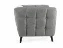 Крісло м'яке SIGNAL CASTELLO 1 Brego, тканина: сірий / венге фото thumb №4