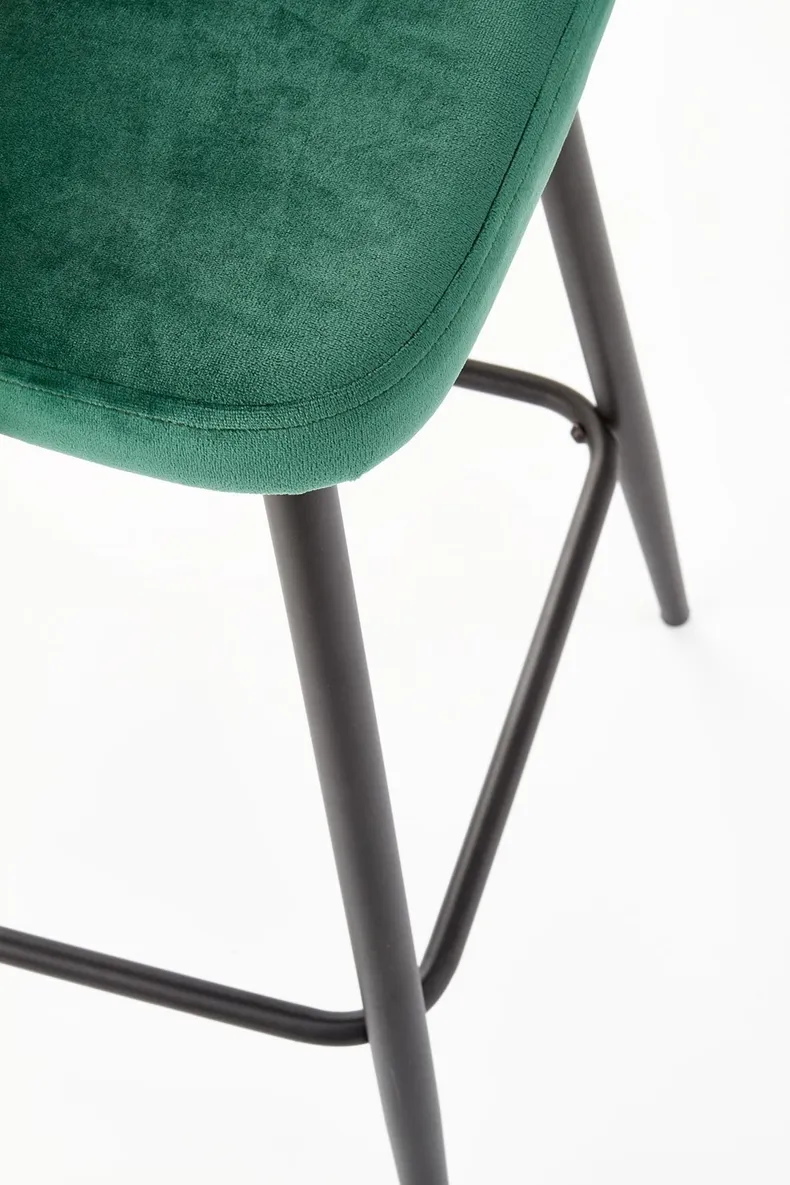 Барный стул HALMAR H96 хокер темно-зеленый фото №6