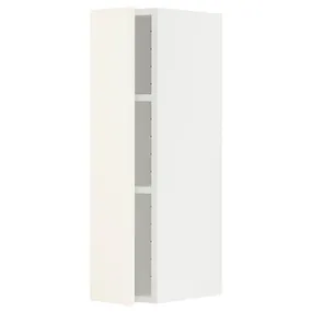 IKEA METOD МЕТОД, шафа навісна із полицями, білий / ВАЛЛЬСТЕНА білий, 20x80 см 595.072.95 фото