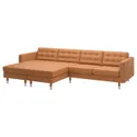 IKEA LANDSKRONA ЛАНДСКРУНА, 4-місний диван із кушетками, Grann/Bomstad золото/коричневий/метал 995.542.80 фото thumb №1