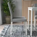 IKEA KÄTTIL КЕТТІЛЬ, стілець, білий / КНІСА світло-сірий 605.003.25 фото thumb №4