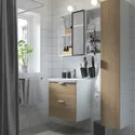 IKEA ENHET ЕНХЕТ, ванна, білий / імітація. дуб, 64x43x65 см 695.472.86 фото thumb №2