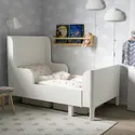 IKEA BUSUNGE БУСУНГЕ, розсувне ліжко, білий, 80x200 см 703.057.00 фото thumb №2