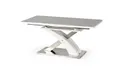 Раскладной кухонный стол HALMAR SANDOR 2 160-220x90 см серый фото thumb №2