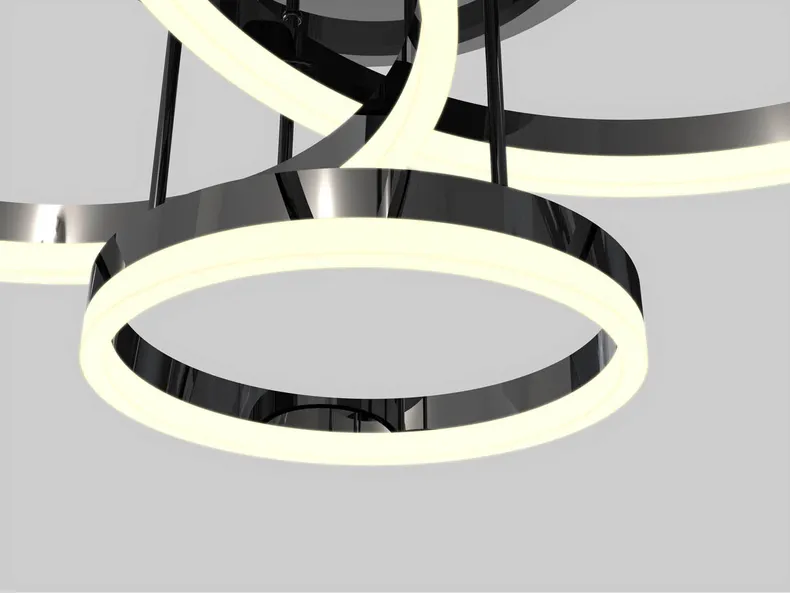 BRW Perpignon LED 3-точечный потолочный светильник с диммерами черный хром 091126 фото №3