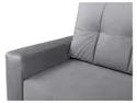 BRW Трехместный диван-кровать Angie с ящиком для хранения велюровый серый, Фэнси 90 серый SO3-ANGIE-LX_3DL-G2_B8517B фото thumb №7