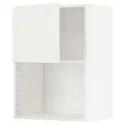IKEA METOD МЕТОД, навесной шкаф для СВЧ-печи, белый / Воксторп матовый белый, 60x80 см 494.602.17 фото thumb №1