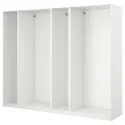 IKEA PAX ПАКС, 4 каркаси гардероба, білий, 250x58x236 см 298.954.28 фото thumb №1