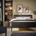 IKEA IDANÄS ИДАНЭС, каркас кровати, тёмно-коричневый с пятнами, 160x200 см 004.588.95 фото thumb №2