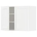 IKEA METOD МЕТОД, навесной шкаф с полками / 2дверцы, белый Энкёпинг / белая имитация дерева, 80x60 см 794.734.64 фото thumb №1