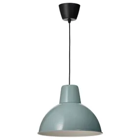 IKEA SKURUP СКУРУП, подвесной светильник, бирюза, 38 см 205.081.06 фото