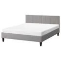 IKEA FALUDDEN ФАЛУДДЕН, каркас ліжка з оббивкою, сірий, 140x200 см 605.635.01 фото thumb №1