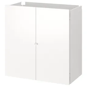 IKEA JOSTEIN ЙОСТЕІН, дверцята / бічні / задні панелі, внутрішній / зовнішній білий, 80x42x82 см 405.121.50 фото