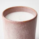 IKEA LUGNARE ЛУГНАРЕ, аром свічка у керамічній склянці, жасмин / рожевий, 50 Години 205.021.90 фото thumb №7