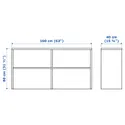 IKEA GALANT ГАЛАНТ, додатковий модуль, білий, 160x80 см 402.115.95 фото thumb №2