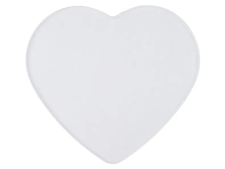 BRW Серце 2-точковий тканинний дитячий світильник білий 095011 фото №7