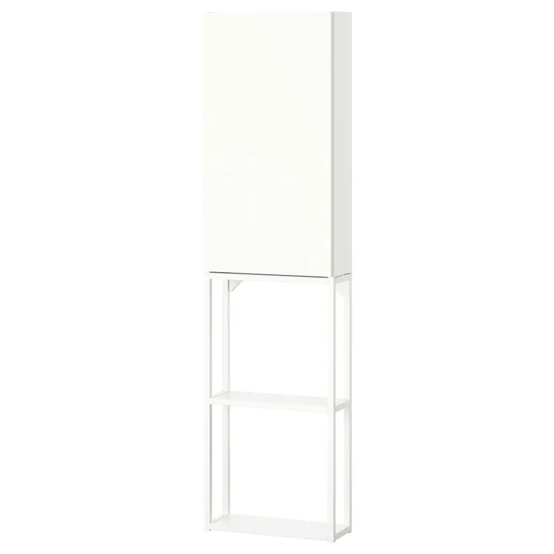 IKEA ENHET ЕНХЕТ, шафа, білий, 40x17x150 см 595.480.12 фото №1