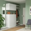 IKEA PLATSA, комбинация с дверьми, белый Фоннес/белый, 122x42x220 см 495.858.73 фото thumb №3