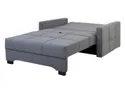 BRW Двухместный диван-кровать BRW BADO с ящиком для хранения, велюровый серый SO-BADO-2FBK-G2_BBA408 фото thumb №6