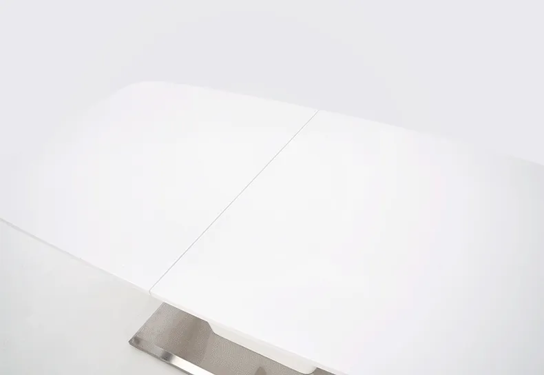 Кухонний стіл HALMAR MISTRAL 160-220x90 см, глянцевий білий фото №8
