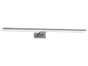BRW Сяйво світлодіодний металевий настінний світильник для ванної кімнати сріблястий 086751 фото