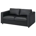 IKEA VIMLE ВІМЛЕ, 2-місний диван, Гранн/Бомстад чорний 593.062.92 фото thumb №1