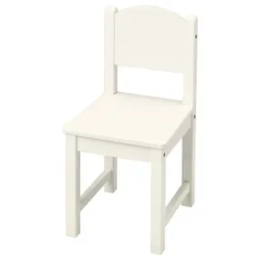 IKEA SUNDVIK СУНДВІК, дитячий стілець, білий 601.963.58 фото