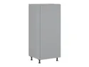 BRW Кухонный шкаф для встроенного холодильника Iris 60 см левый ferro, гренола серый/ферро FB_DL_60/143_L-SZG/FER фото thumb №2
