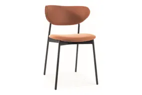 Обеденный стул SIGNAL DAN TAP оранжевый фото