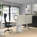 IKEA MITTZON МИТТЗОН, стол / трансф, электрический окл береза / белый, 160x80 см 495.301.83 фото thumb №6