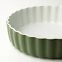 IKEA NÄBBFISK НЭББФИСК, форма для открытого пирога, белый / темно-зеленый, 24 см 905.711.23 фото thumb №5