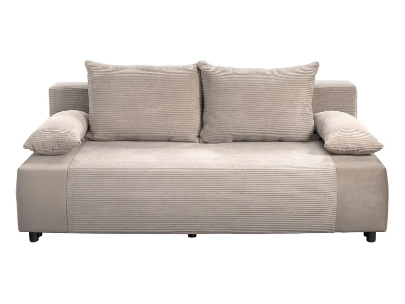 BRW Трехместный диван Gapi раскладной диван с ящиком для хранения велюровый вельвет бежевый, Парос 2/Посо 105/Посо 2 SO3-GAPI-LX_3DL-G2_BD5E01 фото №1